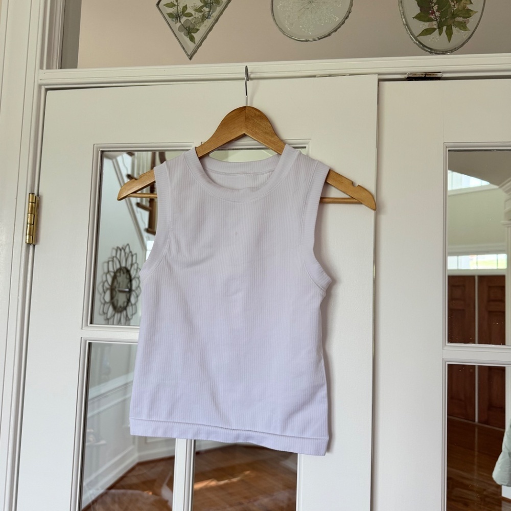 Athleta Renew Seamless Muscle Tank, Bright White, XS - Picture 3 of 4